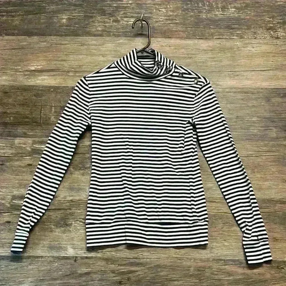 Tommy Hilfiger Striped Turtleneck Sweater - Picture 1 of 4